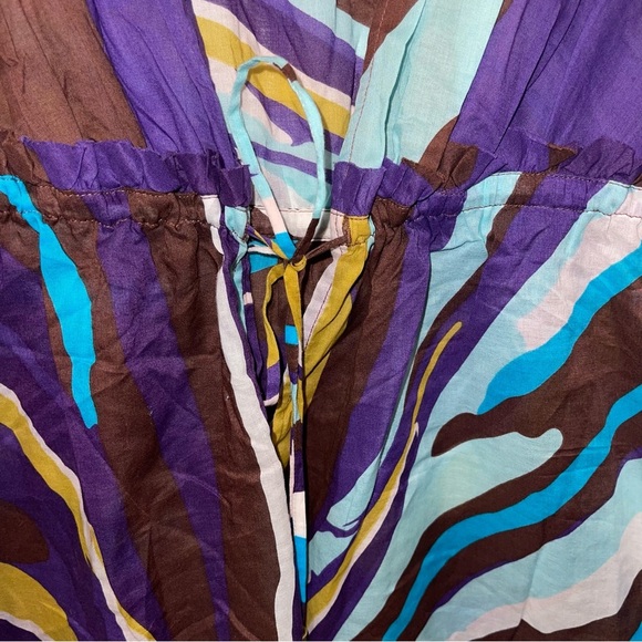 Diane Von Furstenberg Helma Kaftan Top Dress Womens Size Small - Picture 9 of 11